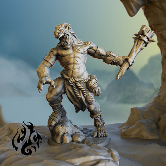 Cave Troll by Crippled God Foundry Miniatures RPG Frostgrave