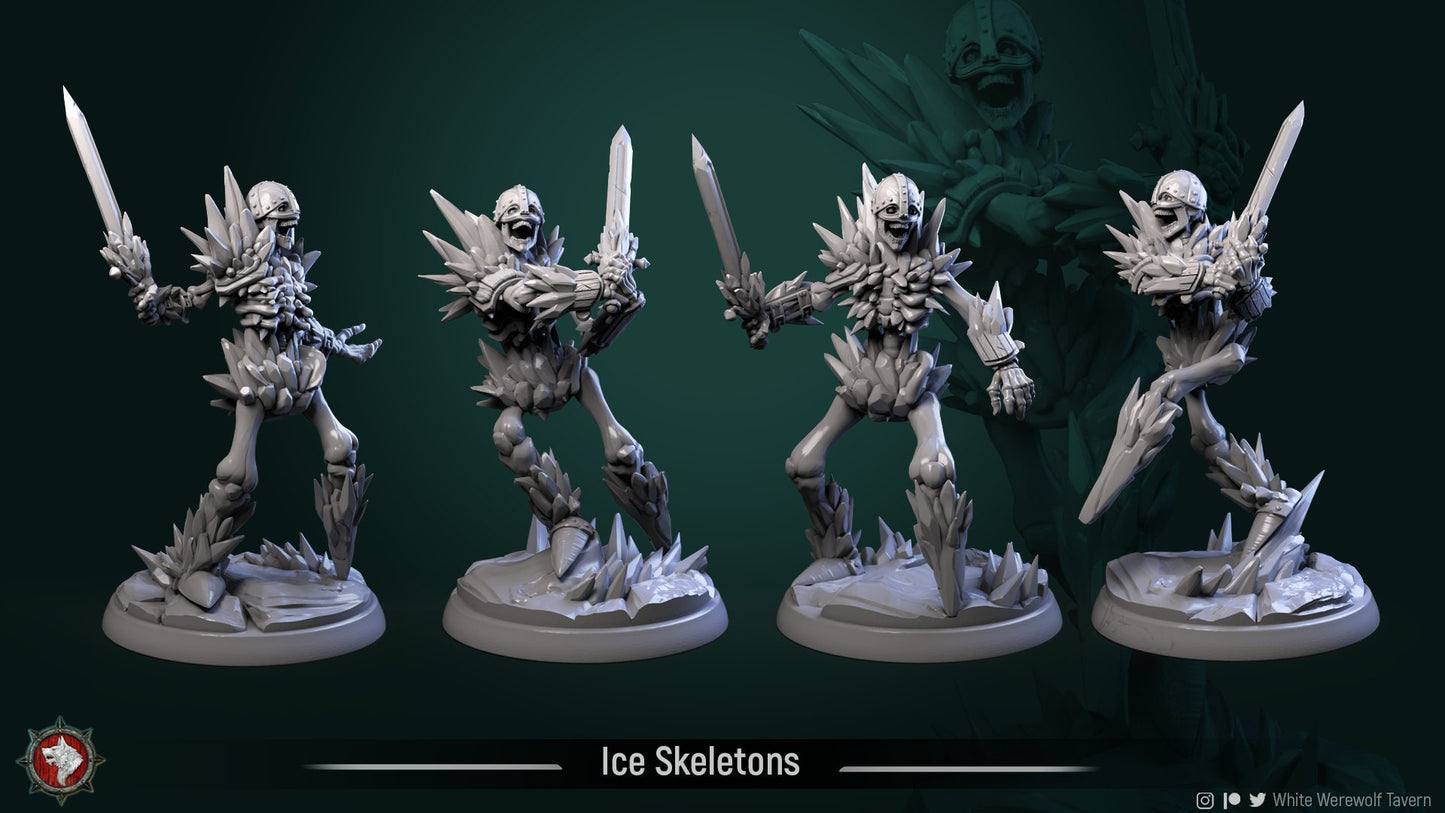 Ice Skeletons from "Snow Storm" by White Werewolf Tavern