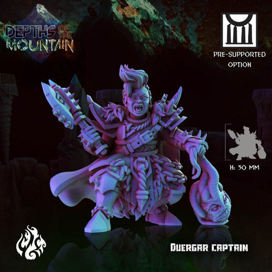 Duergar Captain by Crippled God Foundry from "Depths of the Mountain"