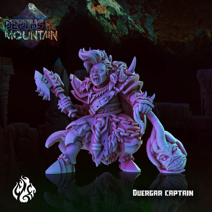 Duergar Captain by Crippled God Foundry from "Depths of the Mountain"