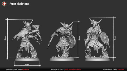 Frost Skeletons from "Snow Storm" by White Werewolf Tavern