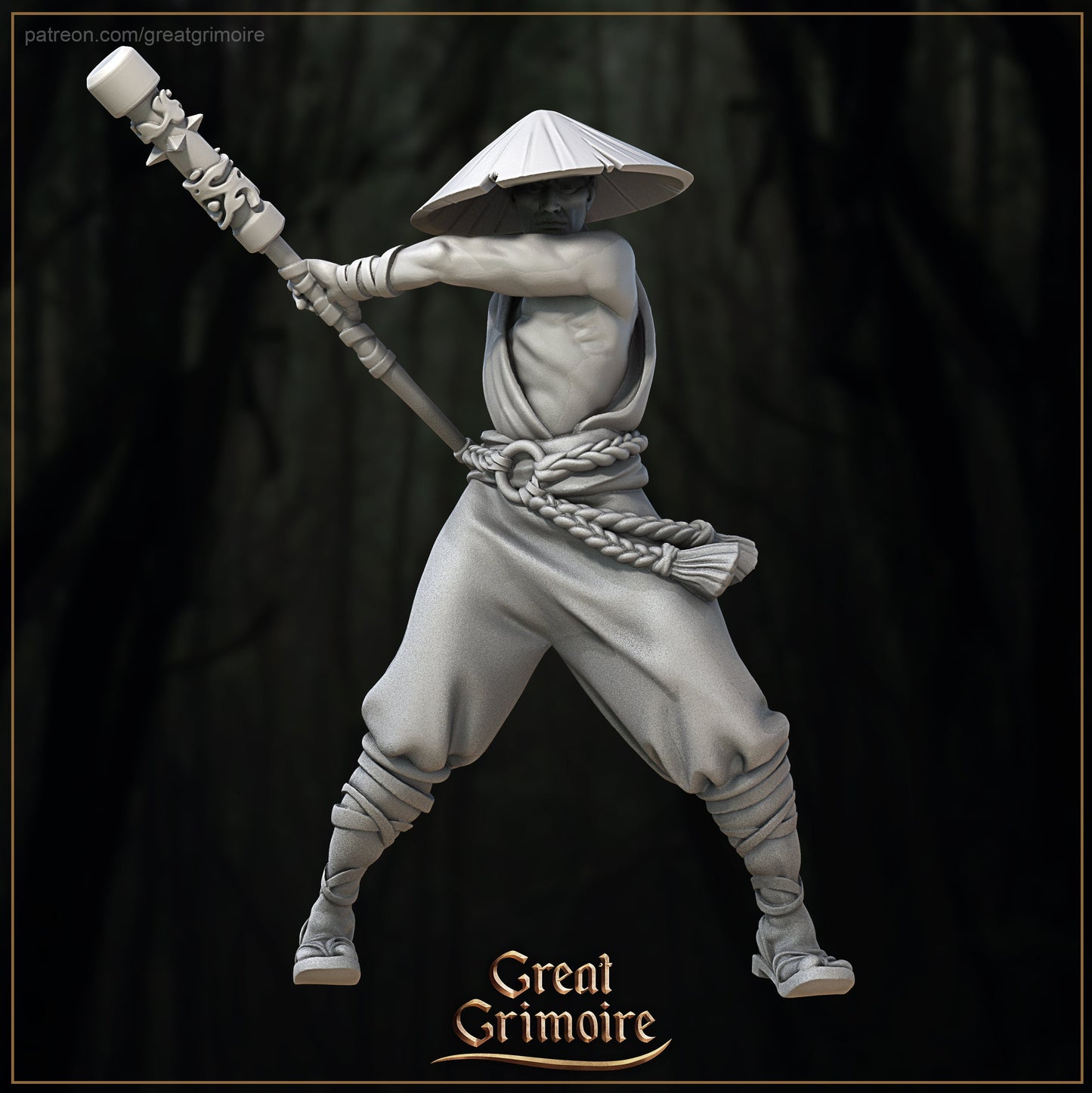 Exiled Monks from "Lost Shrine of the Damned" by Great Grimoire Miniatures