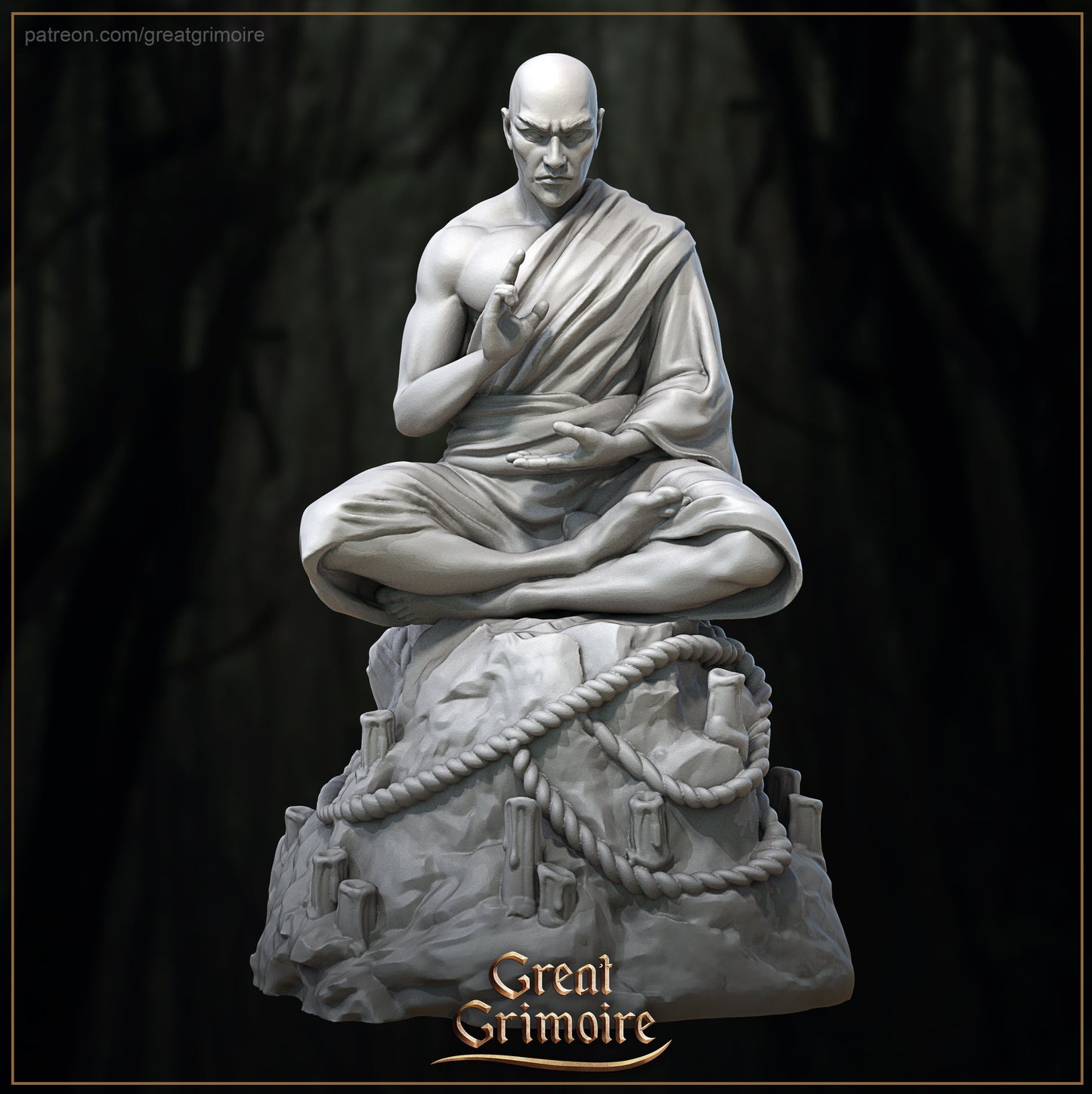 Exiled Monks from "Lost Shrine of the Damned" by Great Grimoire Miniatures