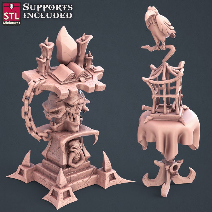 Dark Wizard Set by STL Miniatures