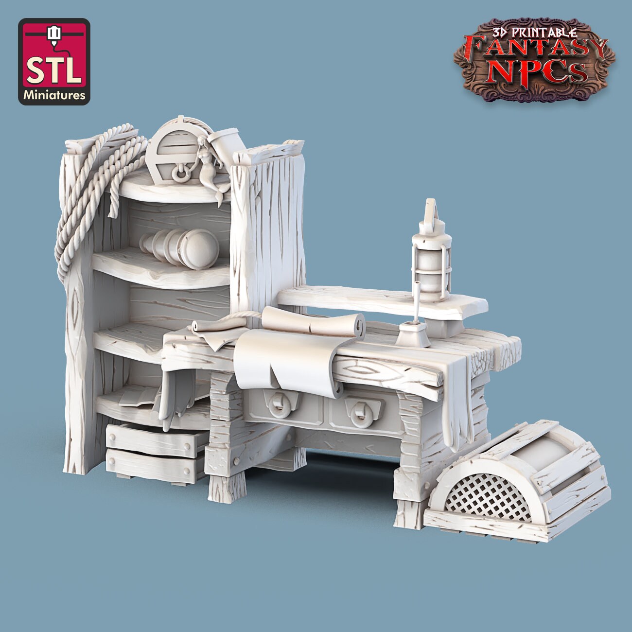 Lighthouse Keeper Set by STL Miniatures