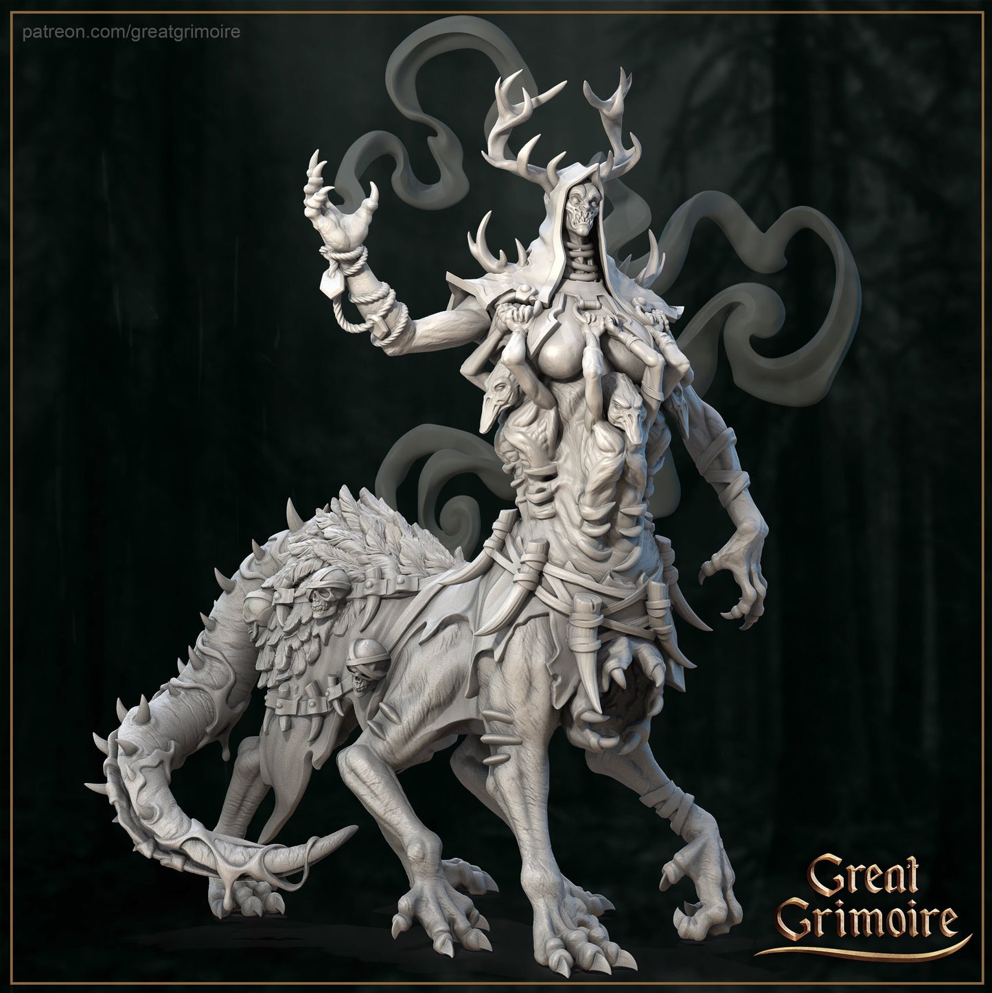 Lord of the Forest from "Bane of the Shrouded Woods" by Great Grimoire Miniatures