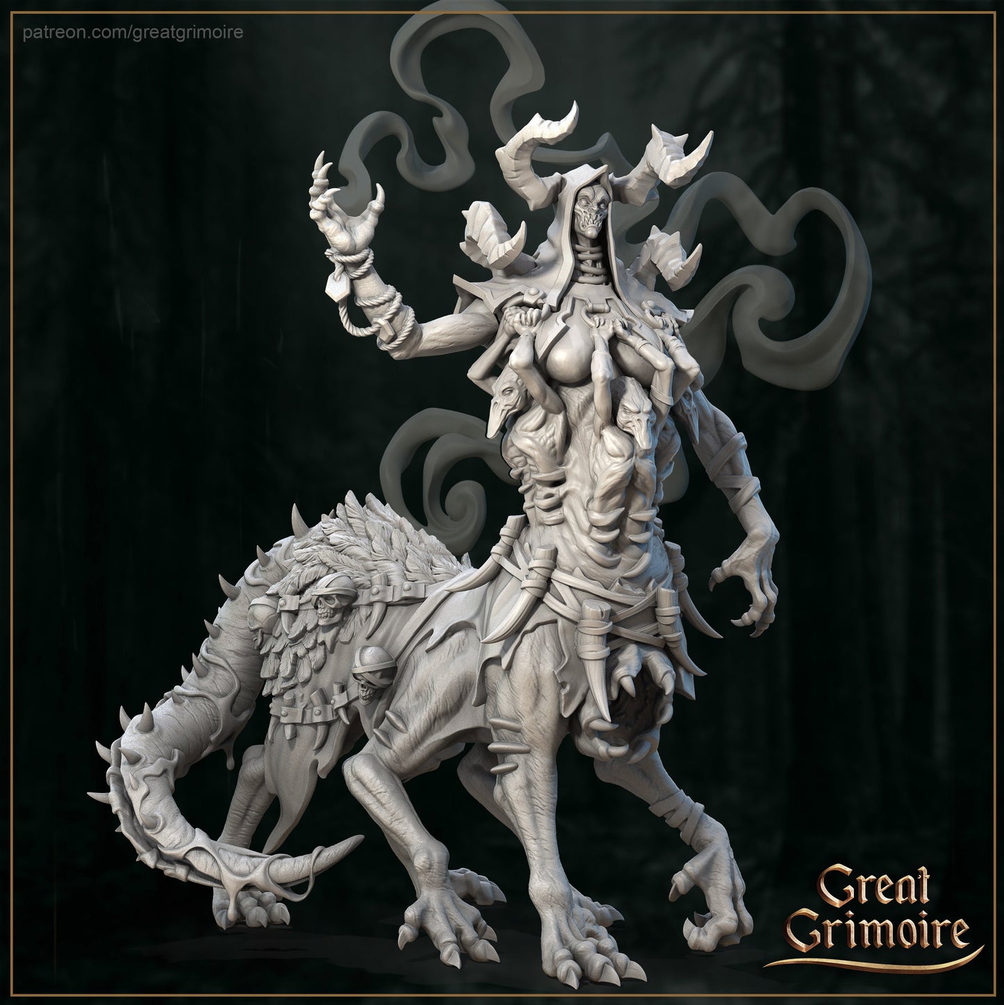 Lord of the Forest from "Bane of the Shrouded Woods" by Great Grimoire Miniatures