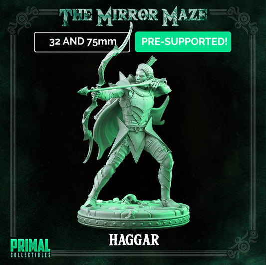 Hagger Elf Ranger Archer by Primal Collectibles Miniatures