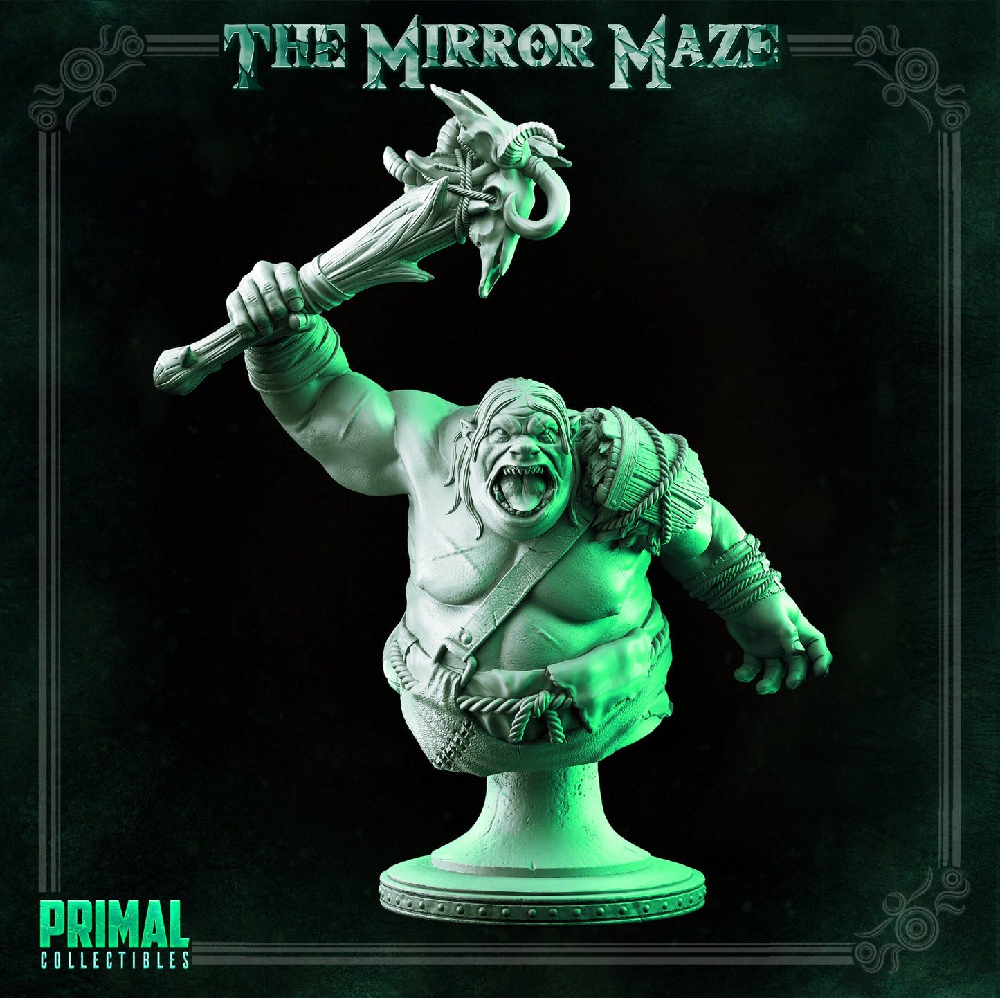 Kerag Ogre Warrior by Primal Collectibles Miniatures