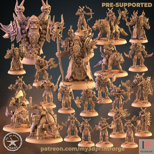 Maghar Orcs Vol. 2 by My3dprintforge Miniatures