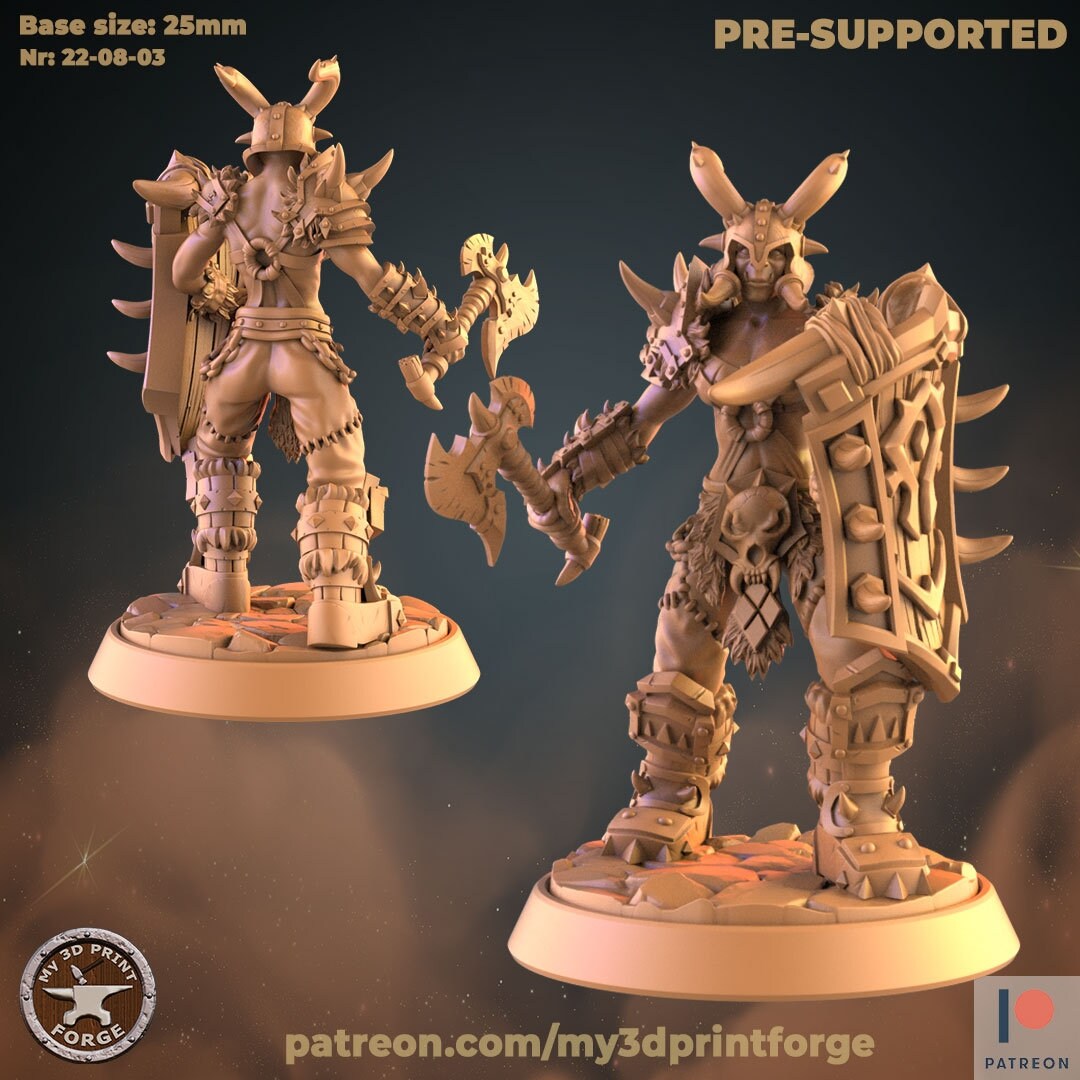 Maghar Orcs Vol. 2 by My3dprintforge Miniatures
