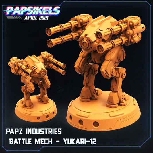 Battle Mech Yukari-12 by Papsikels Miniatures