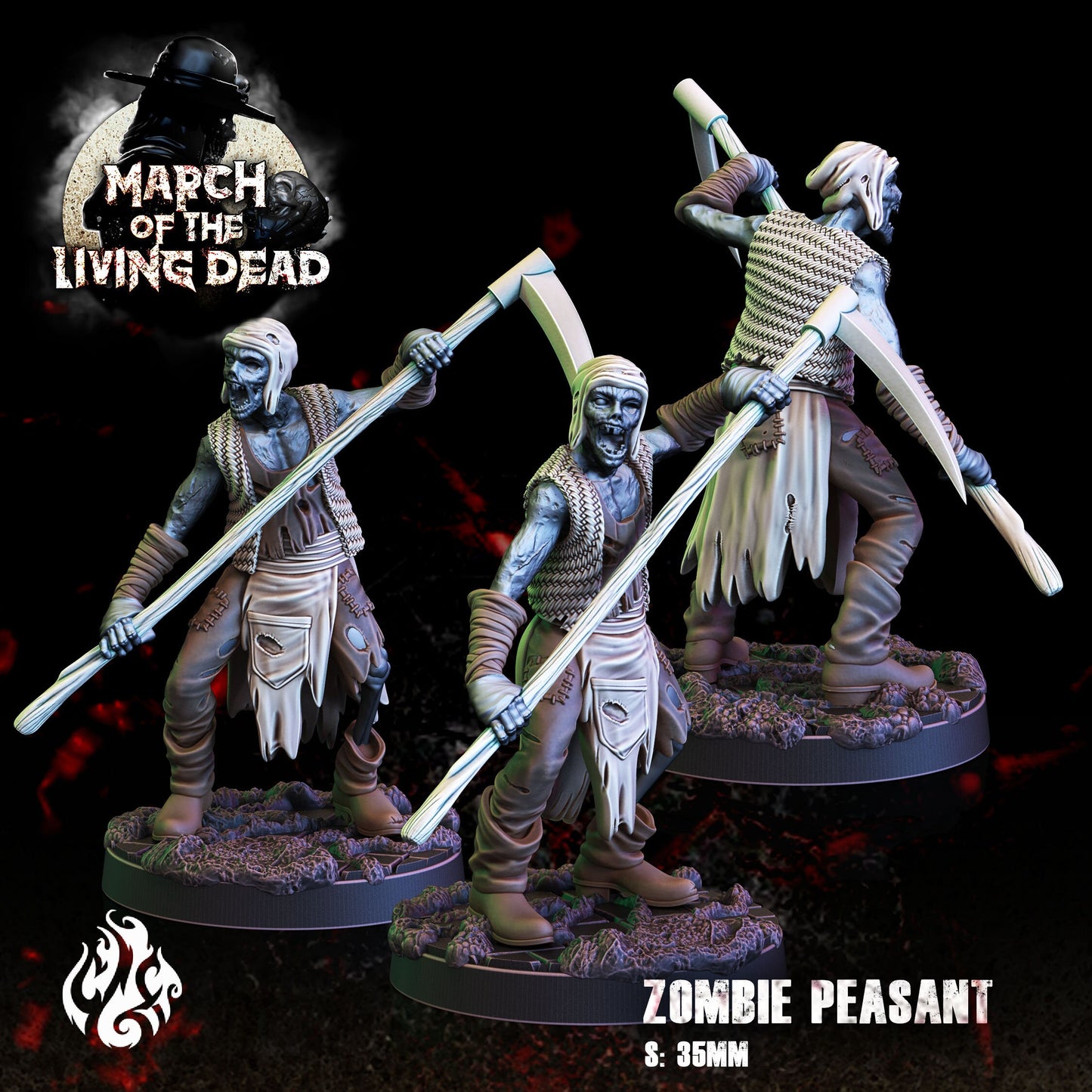 March of the Living Dead Vol. 2 by Crippled God Foundry Miniatures