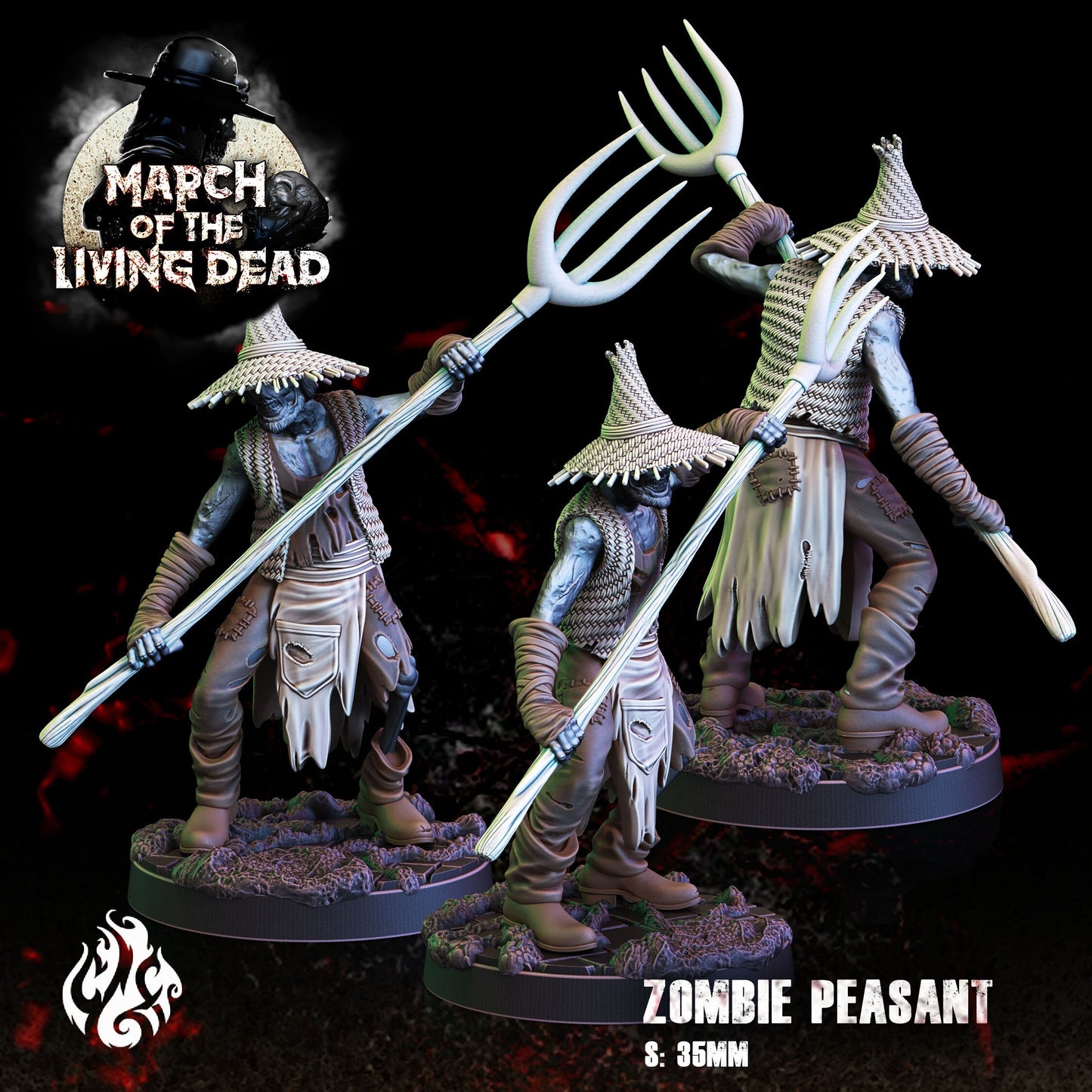 March of the Living Dead Vol. 2 by Crippled God Foundry Miniatures