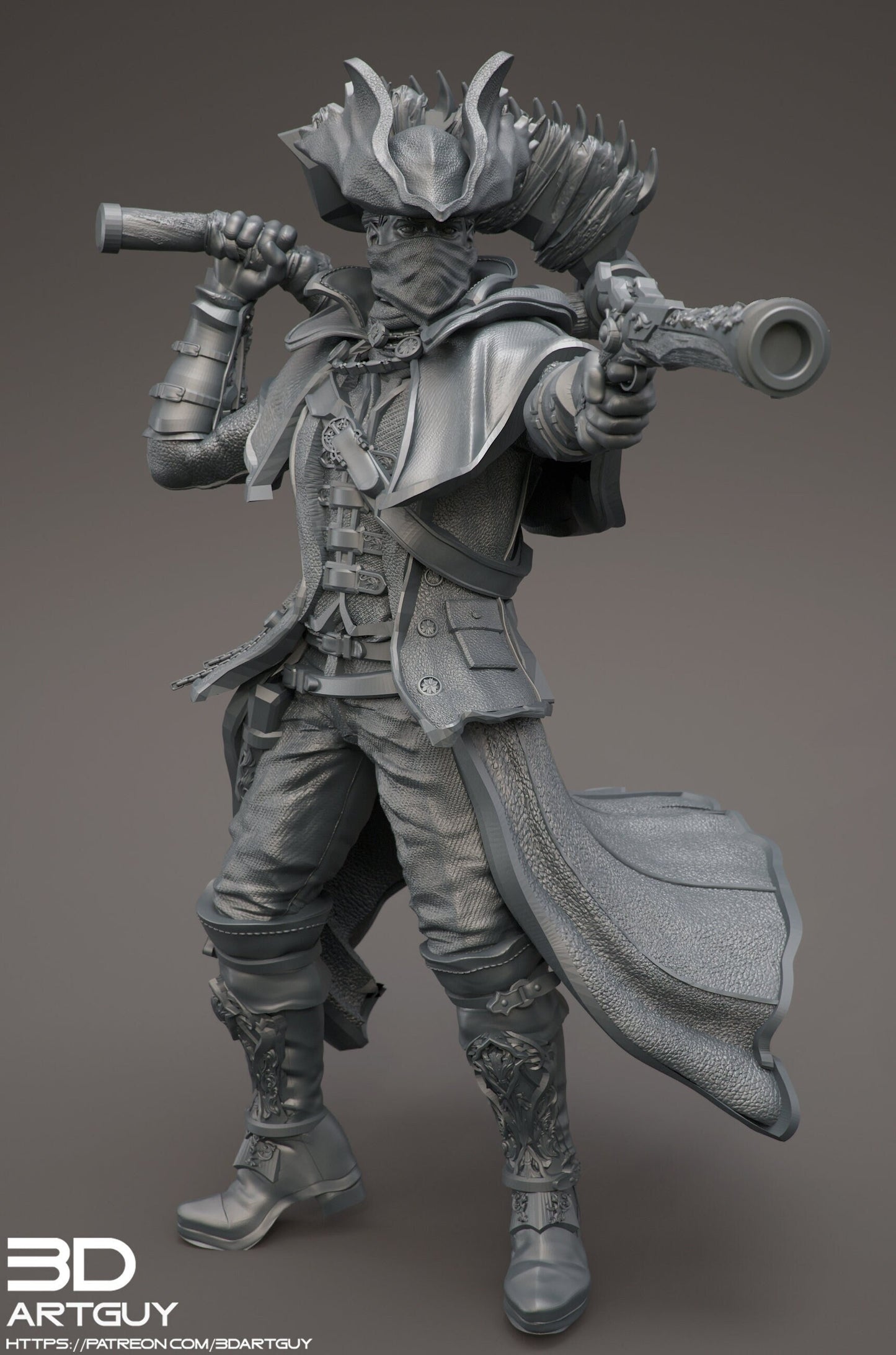Gothic Hunter by 3DArtguy Miniatures
