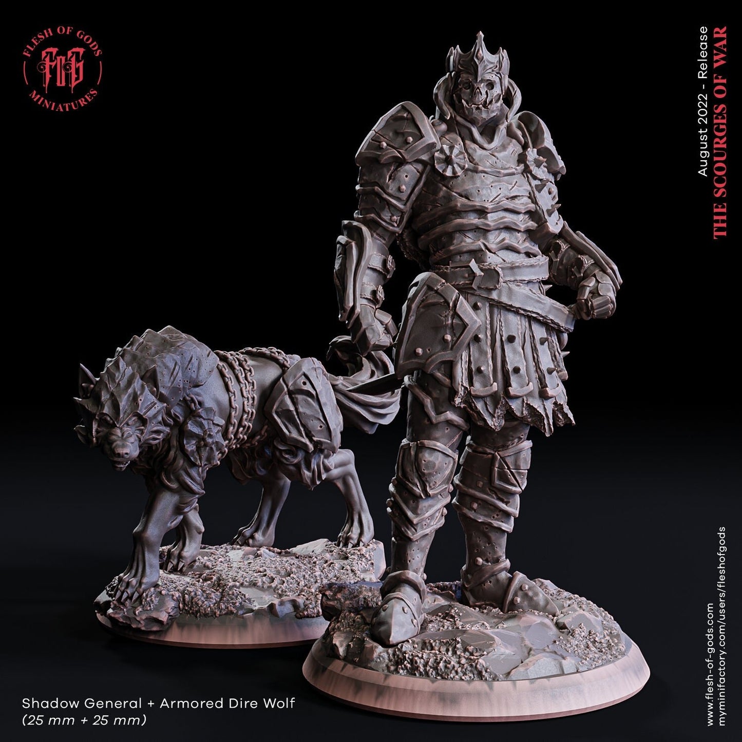 Shadow General from "Scourges of War" by Flesh of Gods Miniatures