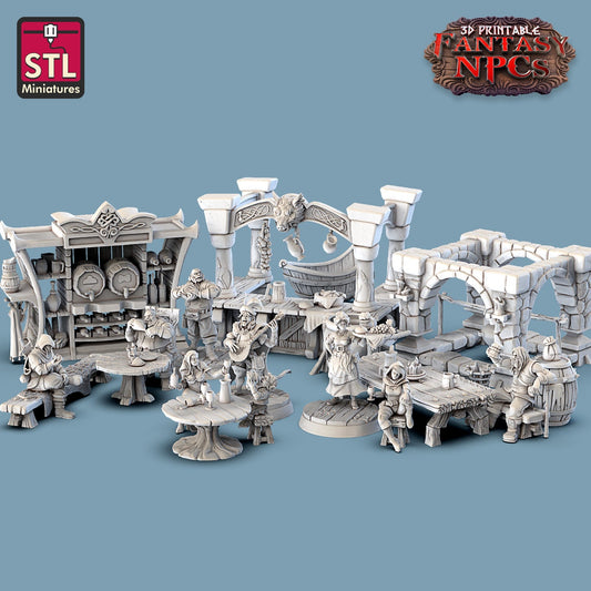 Inn Set by STL Miniatures