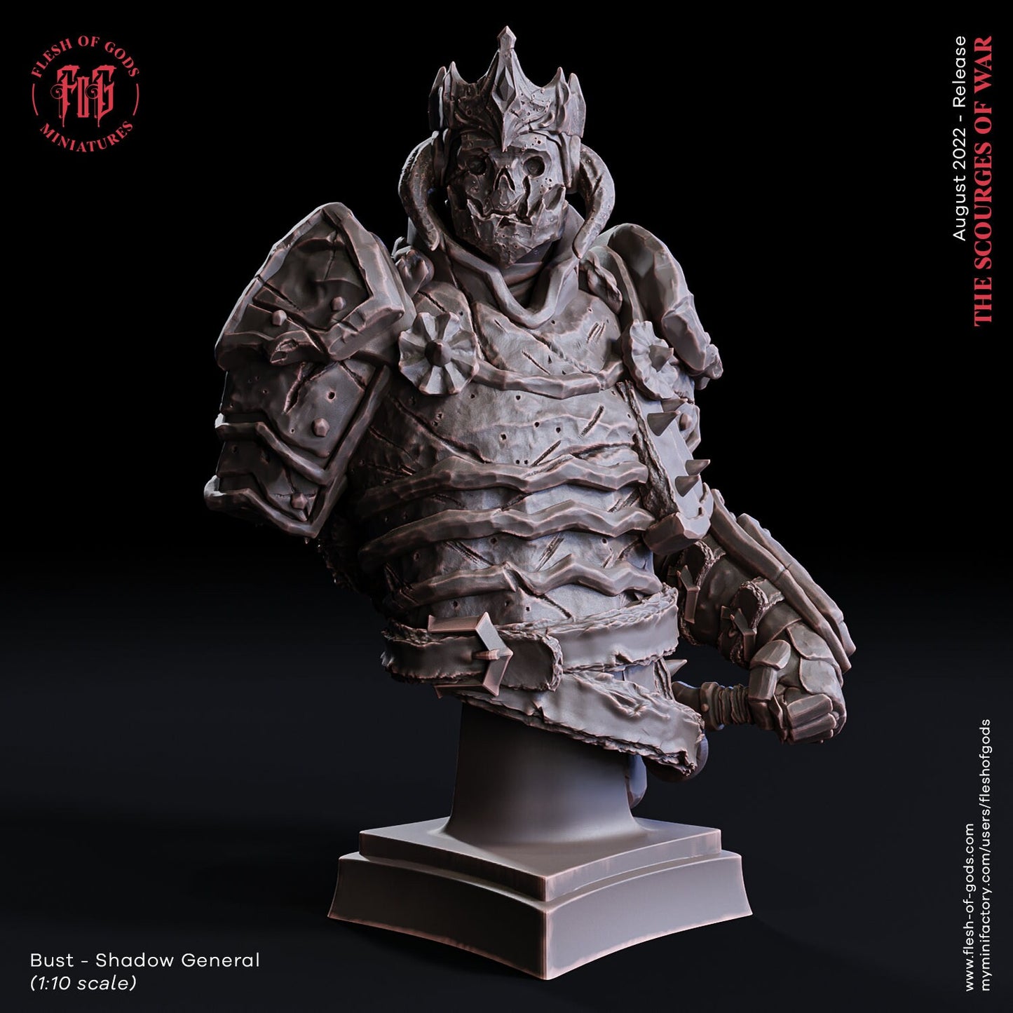 Shadow General from "Scourges of War" by Flesh of Gods Miniatures