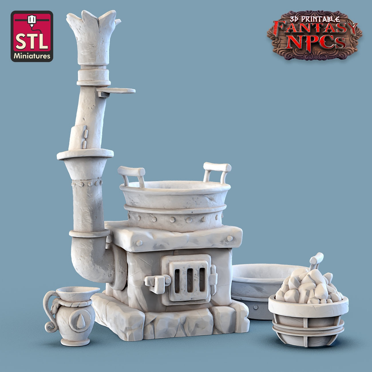 Cook Set by STL MIniatures