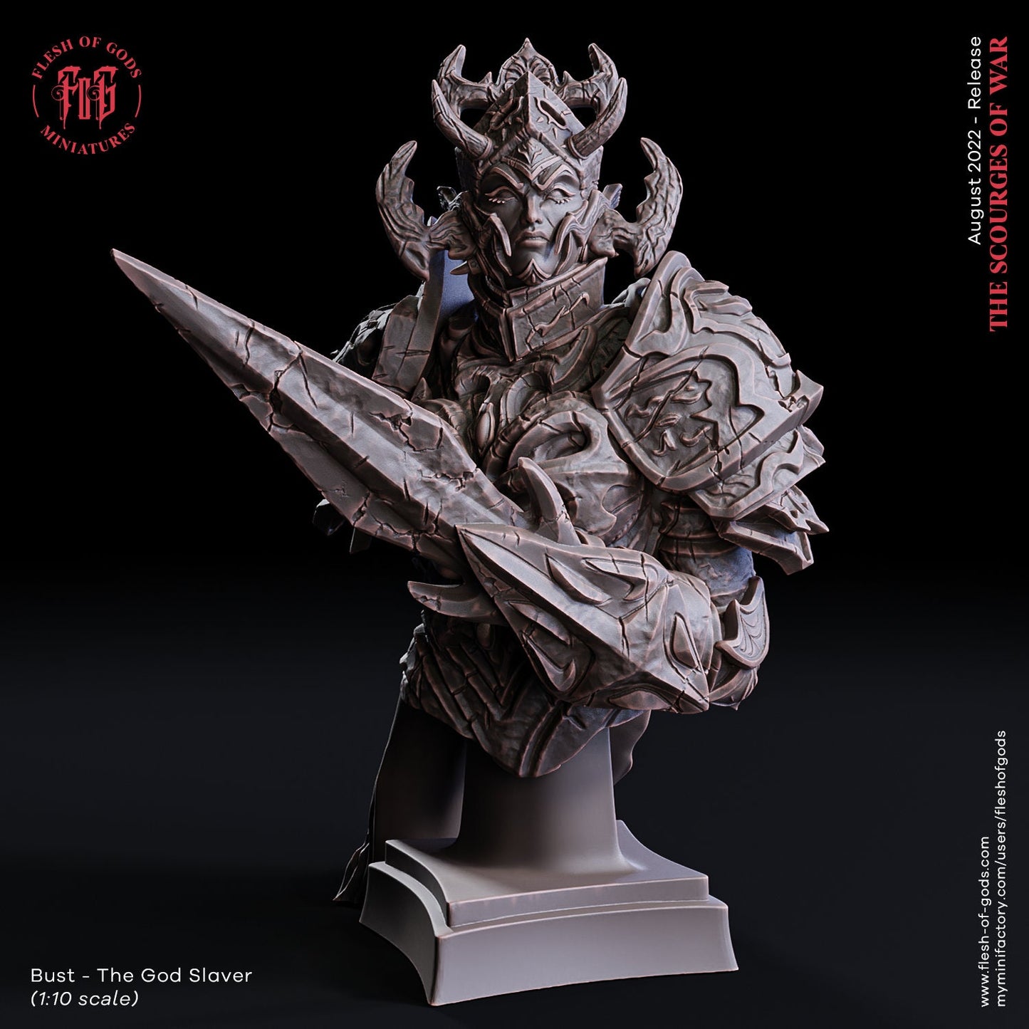 God Slaver from "Scourges of War" by Flesh of Gods Miniatures
