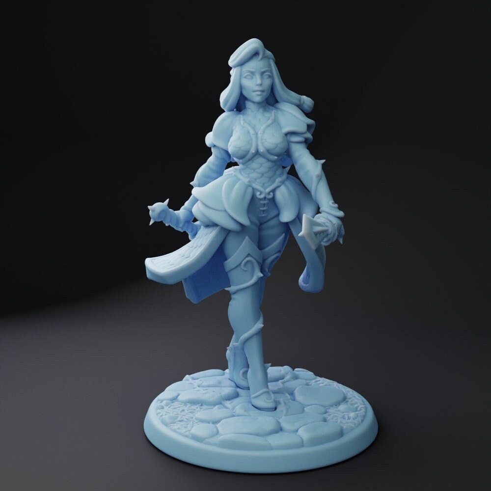 Camellia Bloodthorn Ranger by Twin Goddess Miniatures