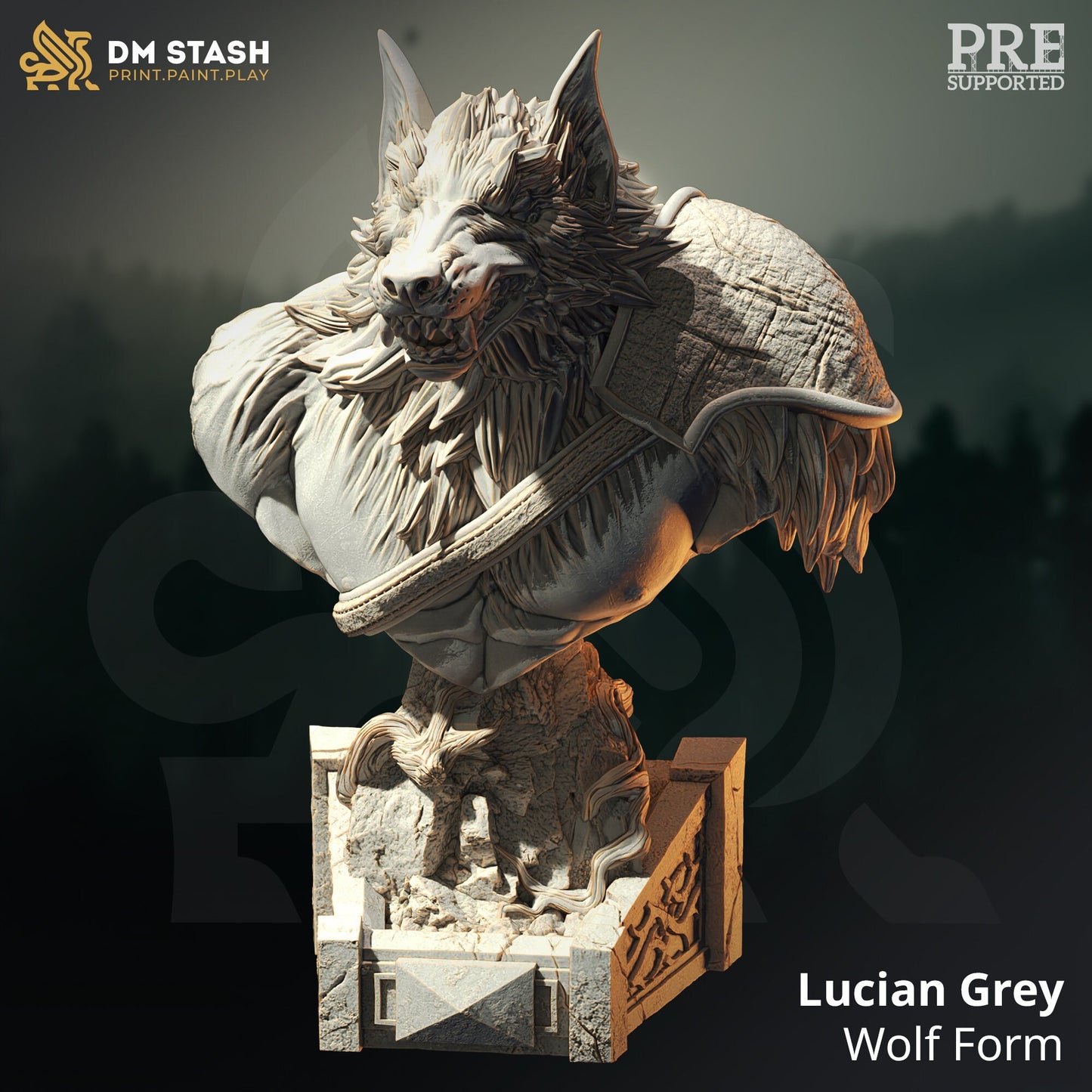 Lucian Werewolf from "Call of the Moon" by DM Stash Miniatures