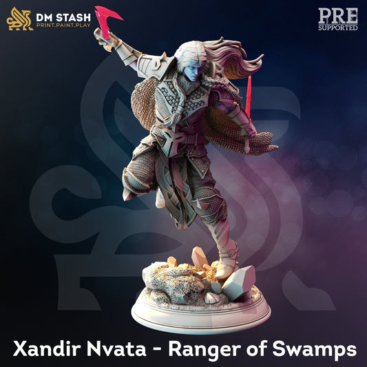 Xandir Ranger of the Swamp from "Drow of the Deep" by DM Stash Miniatures