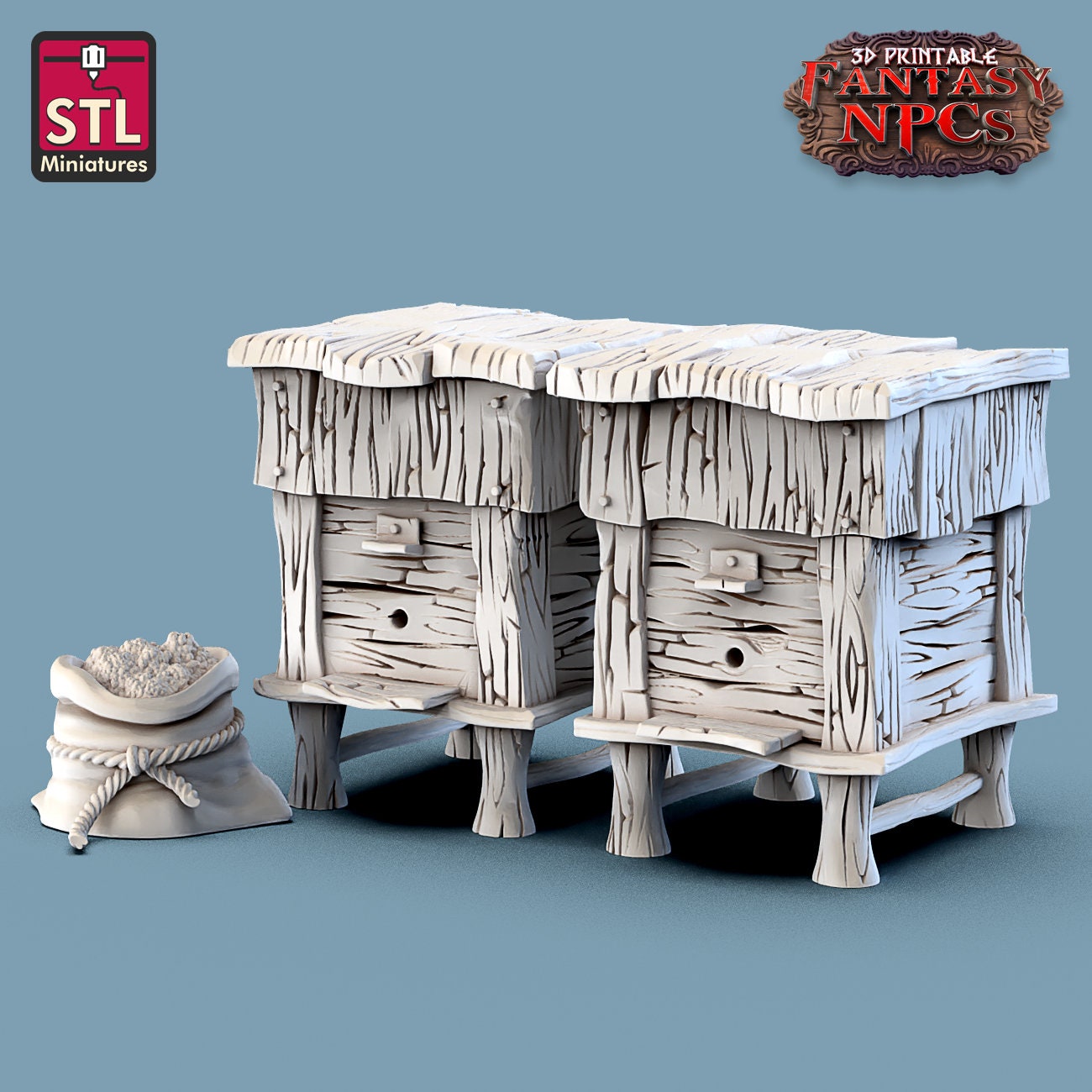 Farmers Set by STL Miniatures