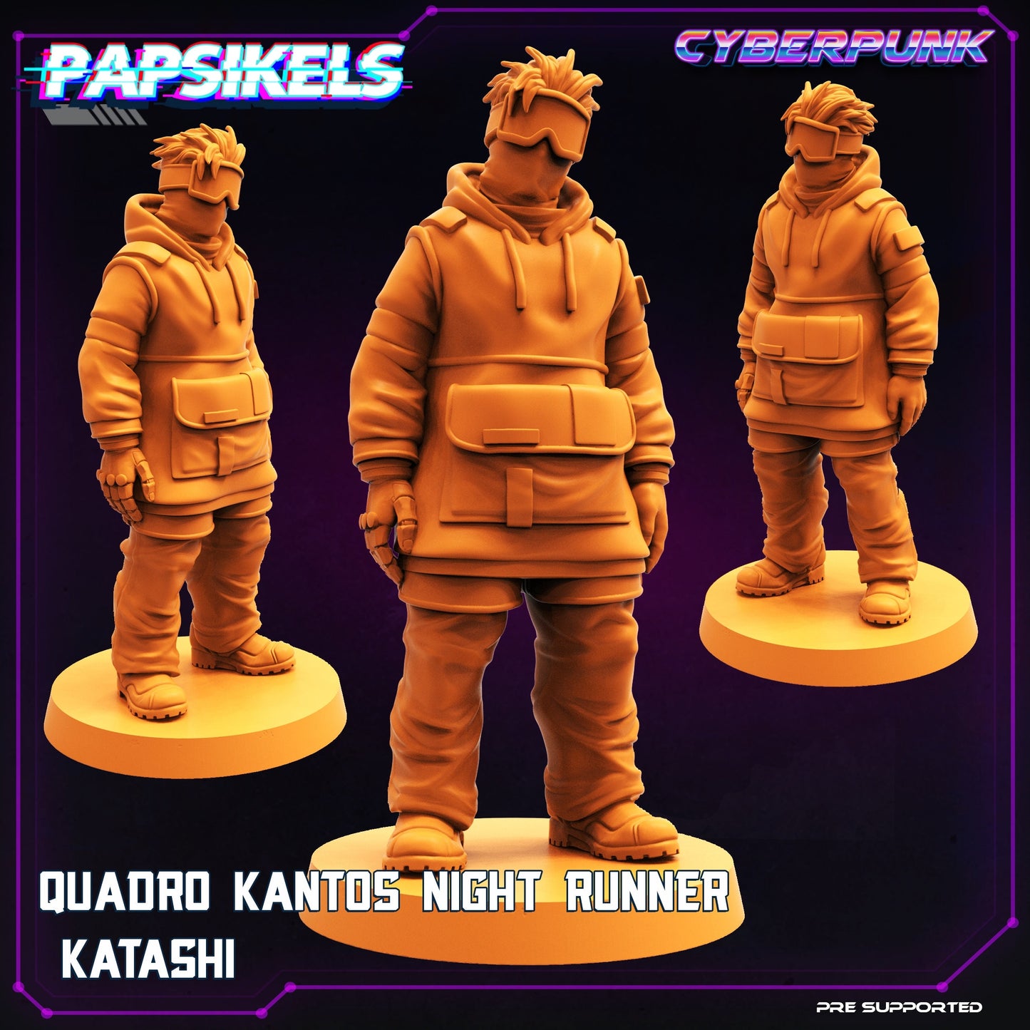 Quadro Kantos Street Gang by Papsikels Cyberpunk Miniatures