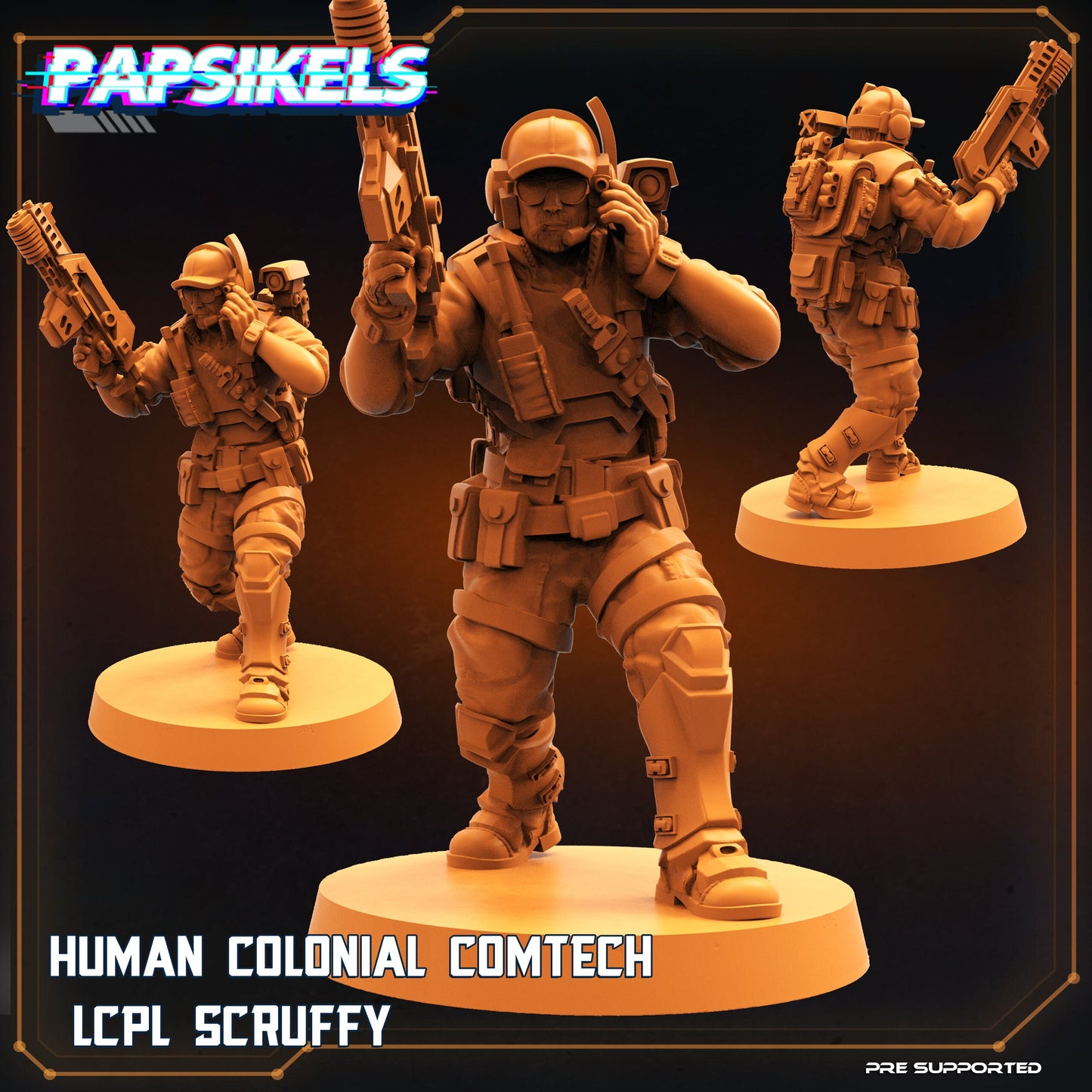 Human Colonial Marines from Space Rambutan by Papsikels Miniatures