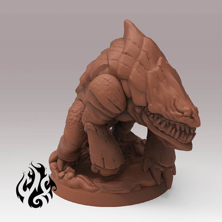 Landshark by Crippled God Foundry Miniatures DnD Frostgrave