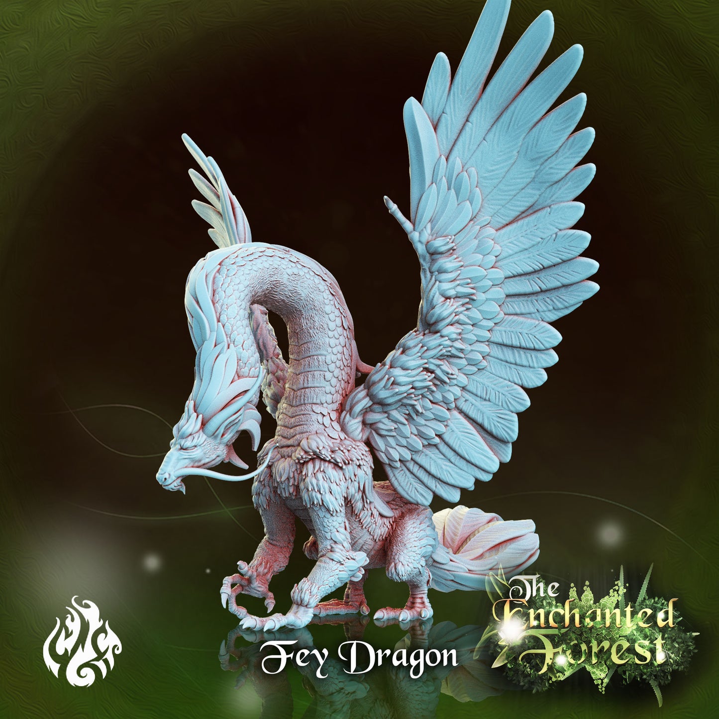 Fey Dragon from "Enchanted Forest" by Crippled God Foundry