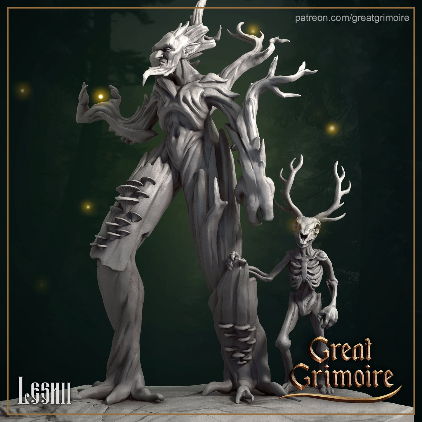 Leshii from "Tales of Yaga Moors" by Great Grimoire Miniature RPG