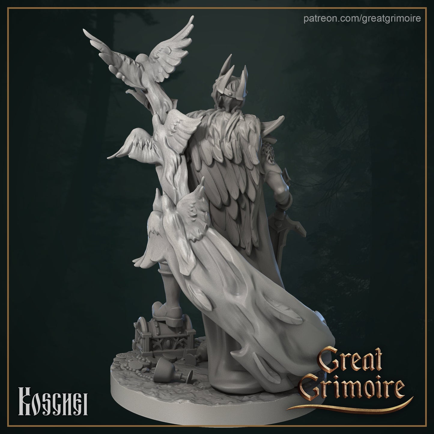 Koschei from "Tales of Yaga Moors" by Great Grimoire Miniatures RPG