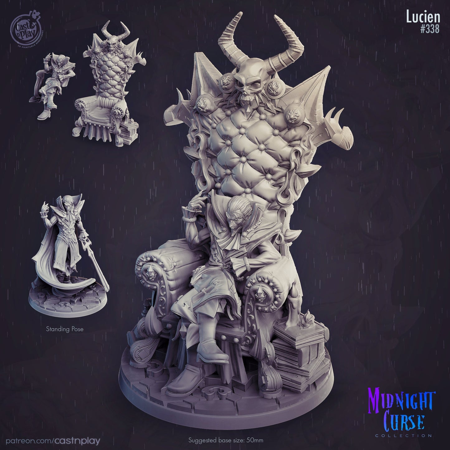 Midnight Curse Collection By Cast N Play Miniatures