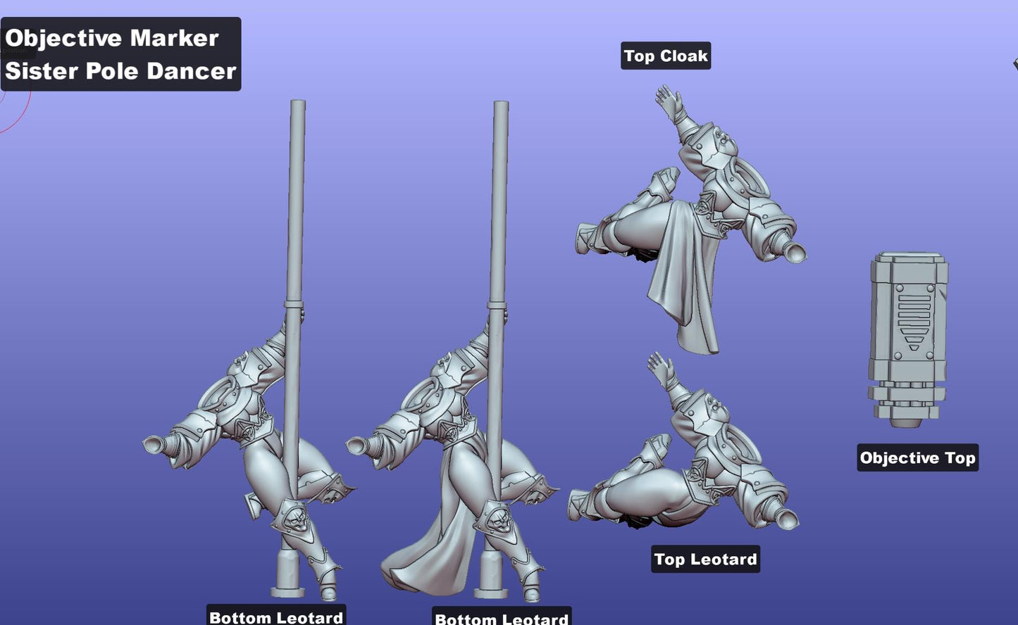 Sisters - Objective Marker dancers by Gaz Minis