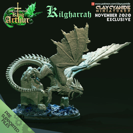 Khilgharrah from "Legend of King Arthur" by Clay Cyanide Miniatures