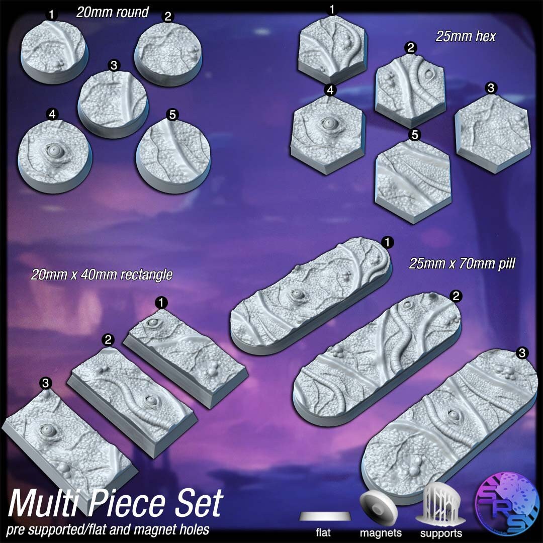 Biomass Bases by Where Legends Stand Miniatures