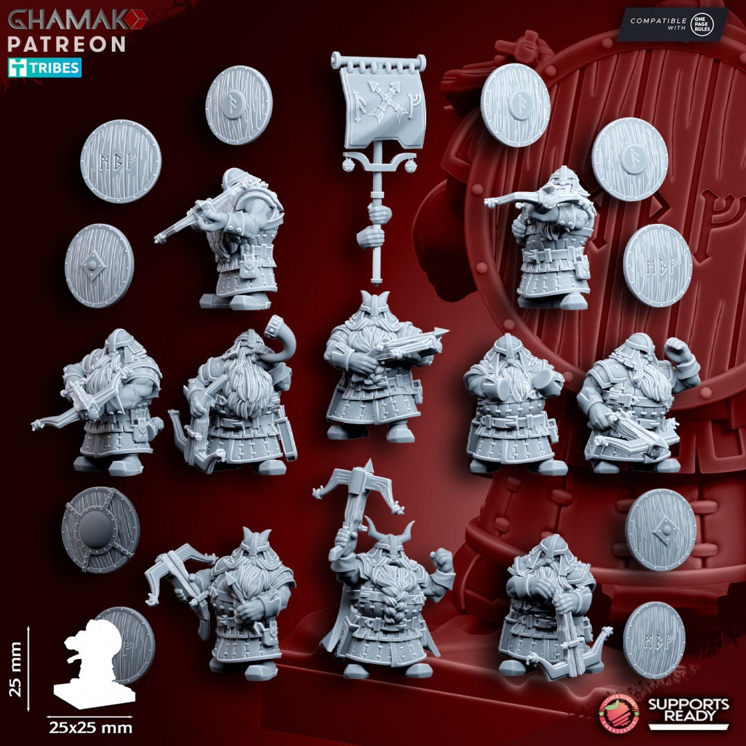 Clan Crossbowmen by Ghamak Miniatures