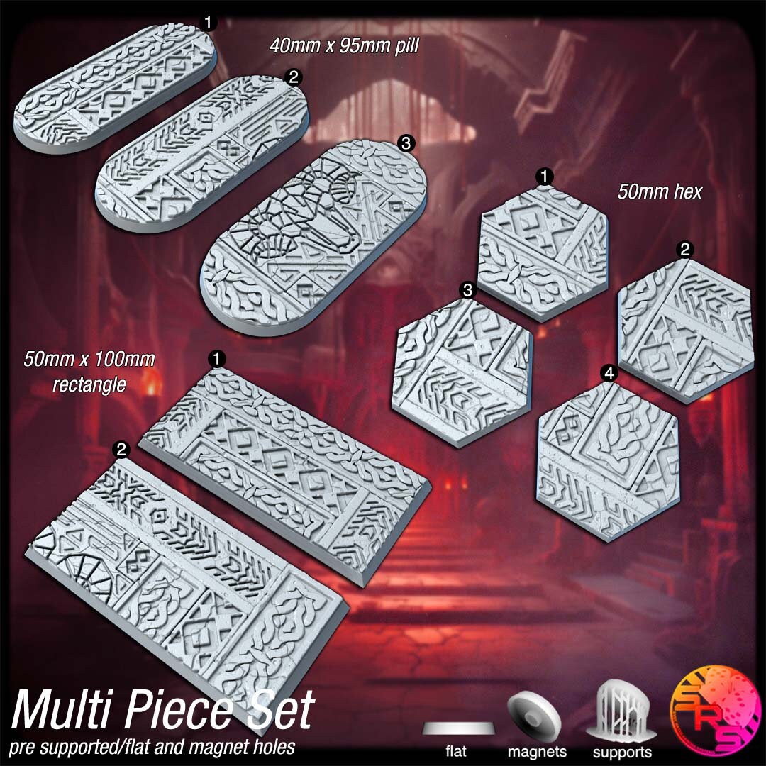 Dwarven Keep Bases by Where Legends Stand Miniatures
