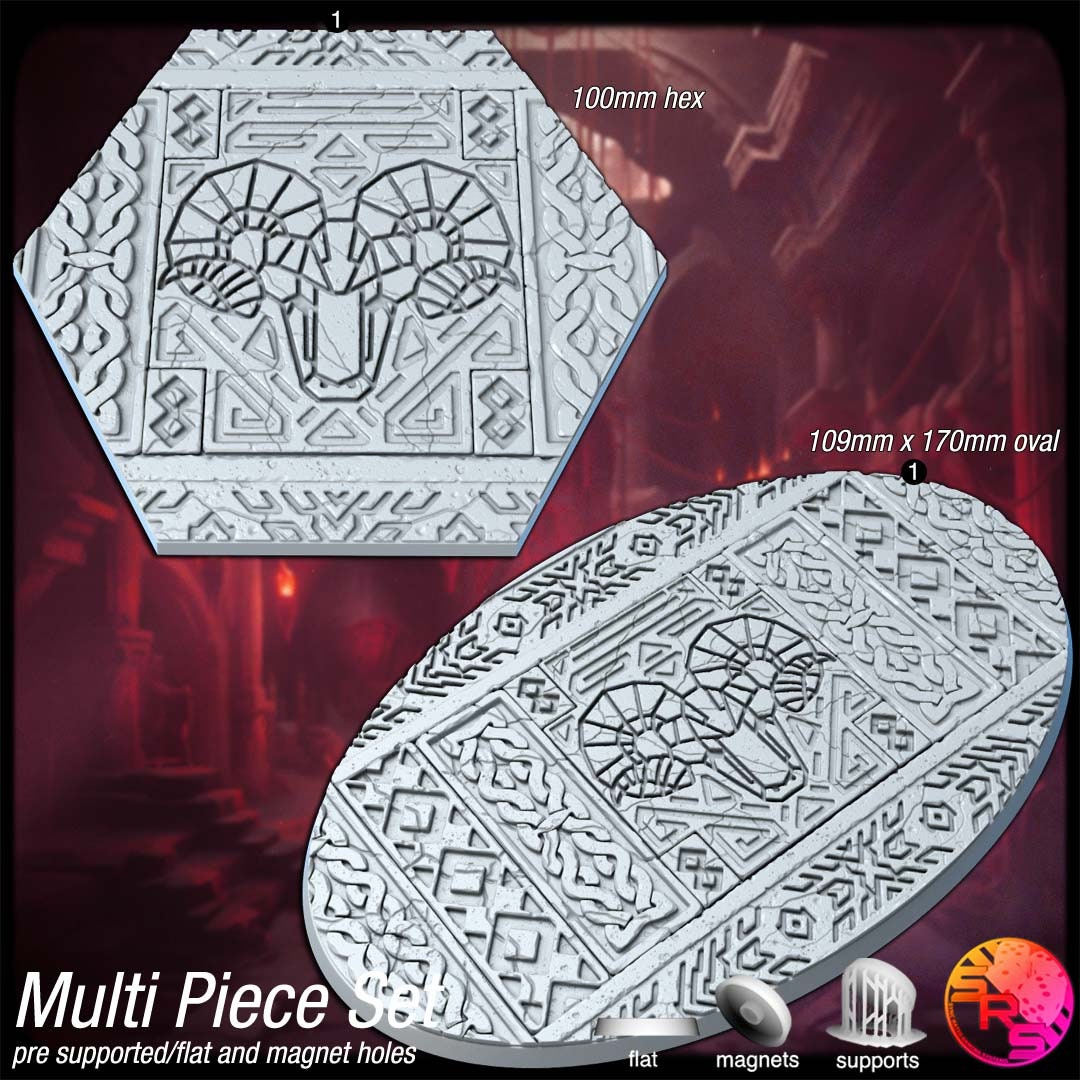 Dwarven Keep Bases by Where Legends Stand Miniatures