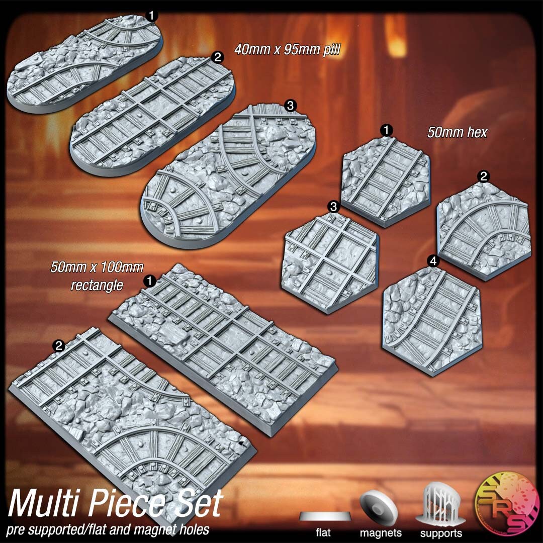 Underground Mines Bases by Where Legends Stand Miniatures