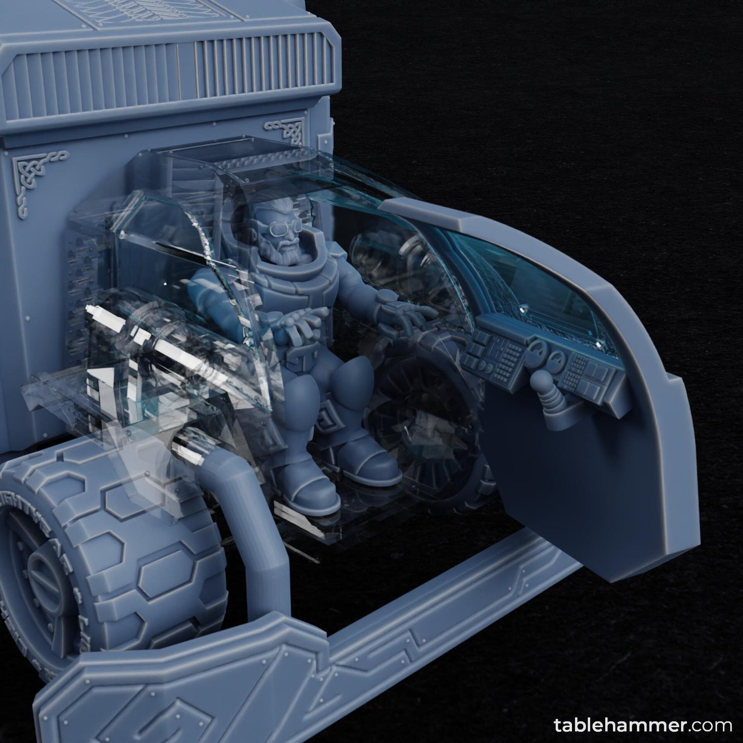 Space Dwarf APC  by Tablehammer Miniatures