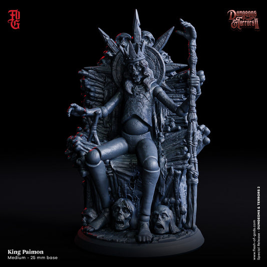 King Paimon from "Dungeons & Terrors II"  by Flesh of Gods Miniatures
