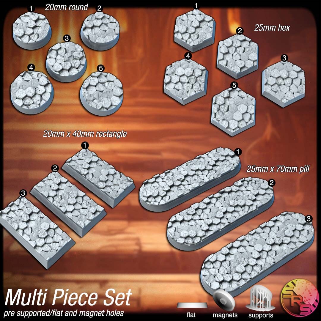 Stone Craigs Bases by Where Legends Stand Miniatures