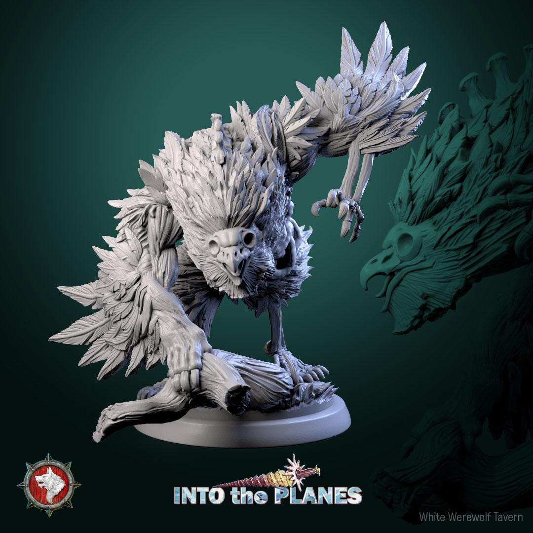 Zombie Owlbears from Into the Planes by White Werewolf Tavern Miniatures