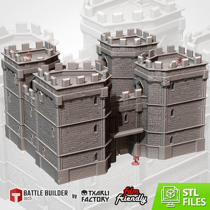 Castle / Stronghold by Txarli Factory Terrain