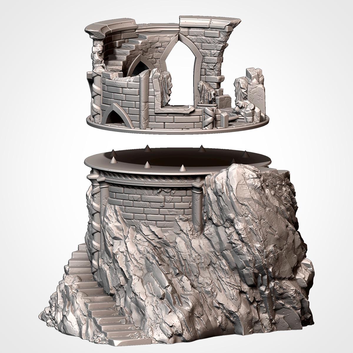 Ruins on the Mountain by Txarli Factory Terrain