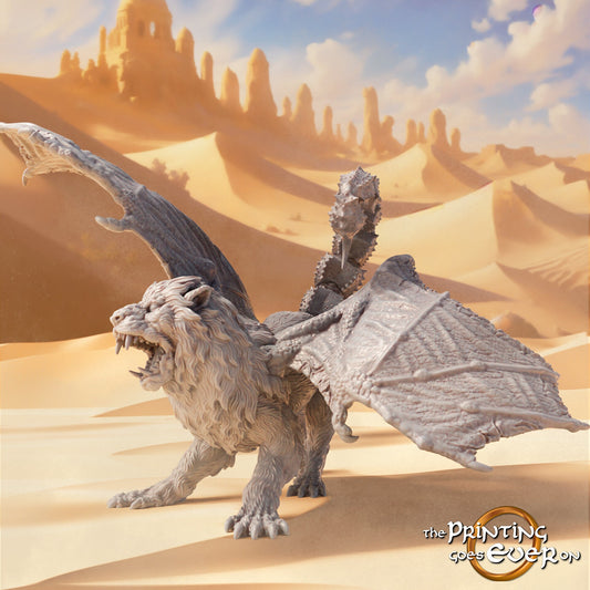 Manticore from "Sands of the East Vol. 2 " by Printing Goes Ever On