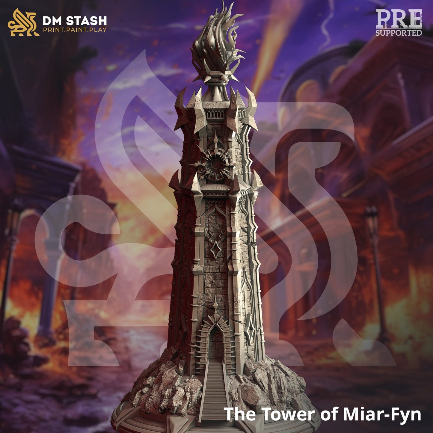 Tower from "Siege of Nirloom" by DM Stash Miniatures
